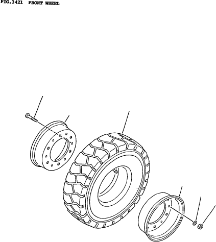 RIM ASSY 34A-27-00010 KOMATSU