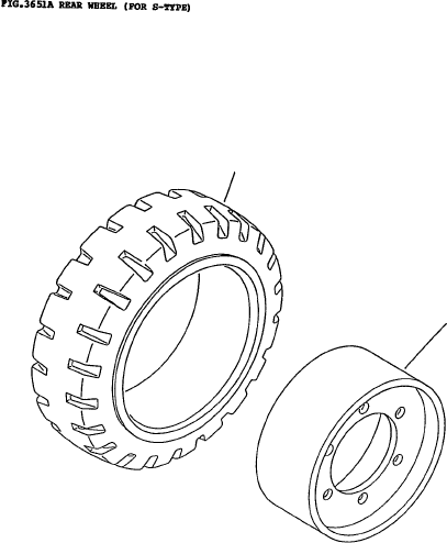 CUSHION TIRE ASSY 37B-1HC-1010 KOMATSU