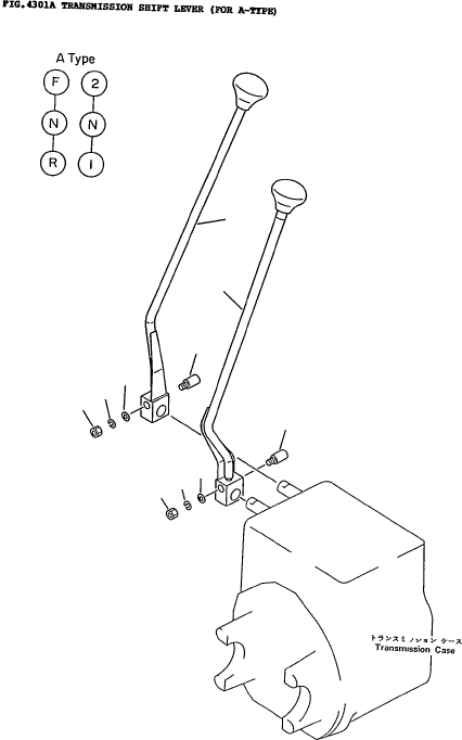 LEVER (1-2) 3EA-35-11214 KOMATSU