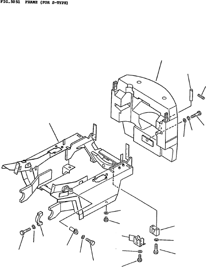 FRAME (S, UL-SPEC GAS CUSHION) 3EA-42-17100 KOMATSU
