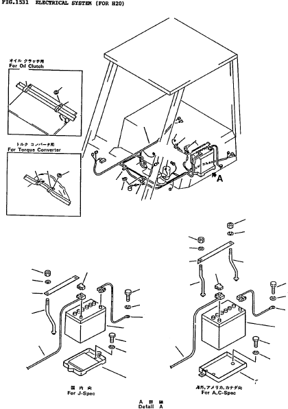 HARNESS (UL-SPEC) 3EA-55-15310 KOMATSU