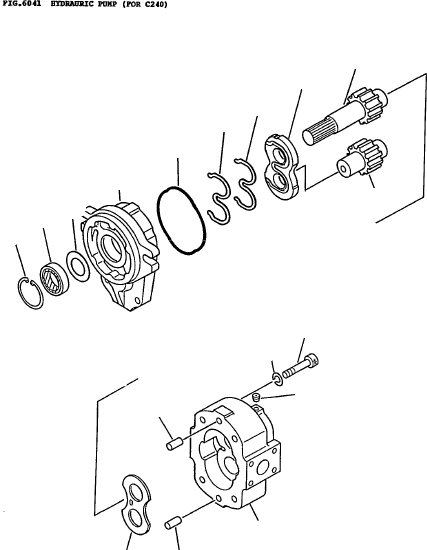 PUMP ASSY (FLL22) 3EA-60-12511 KOMATSU