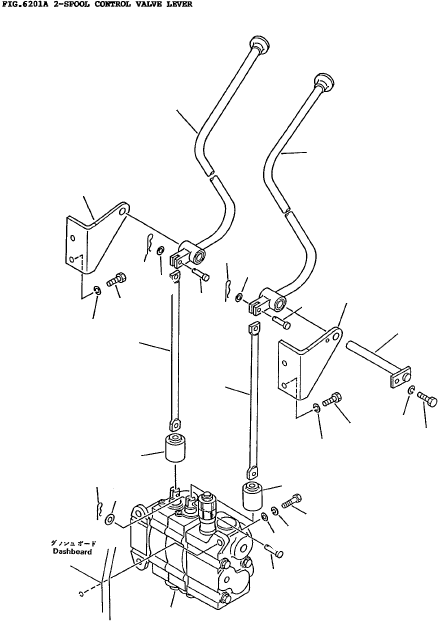 LEVER (LIFT) 3EA-61-11112 KOMATSU