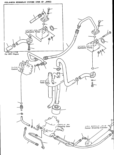 PIPE (4P) 3EA-66-12150 KOMATSU