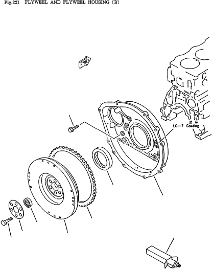 FLYWHEEL ASSY 6202-33-4130 KOMATSU