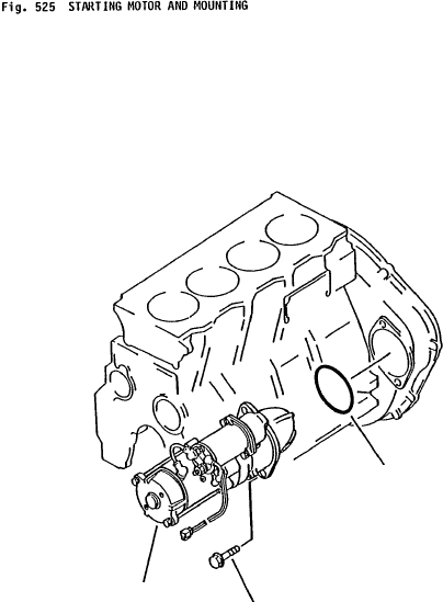 STARTING MOTOR (A,B) 600-813-1420 KOMATSU