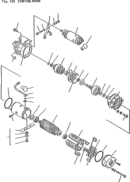 FRONT BRACKET CO. (C) KD0-23310-0830 KOMATSU