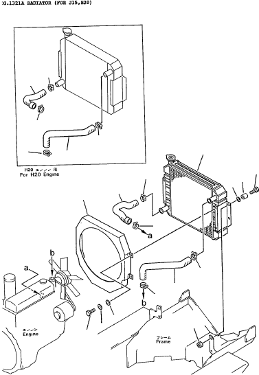 HOSE (H20) 3EB-04-12230 KOMATSU