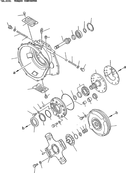 TORQUE CONVERTER 3EB-13-12100 KOMATSU