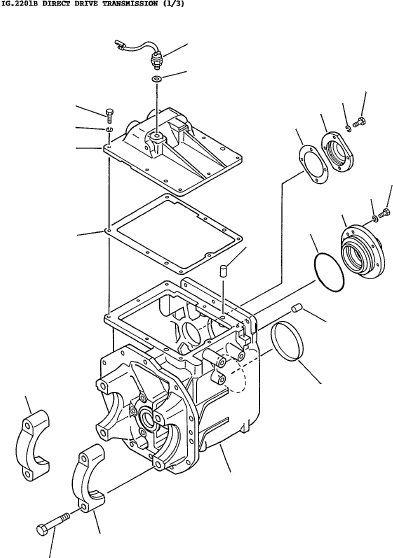 TRANSMISSION CASE 3EB-14-11010 KOMATSU