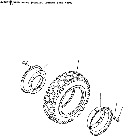 TIRE (7.00-12) 34A-27-34310 KOMATSU