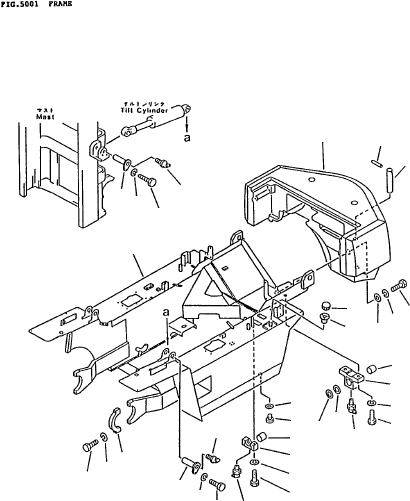 FRAME (3.0T) 3EB-44-A1210 KOMATSU