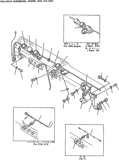 HARNESS (PB) 3EB-55-13720 KOMATSU