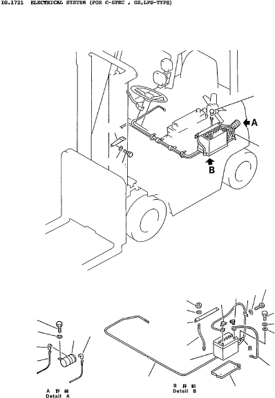 Кабель 3EB-55-16151 KOMATSU