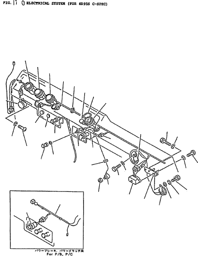 Жгут проводов 3EB-55-15710 KOMATSU