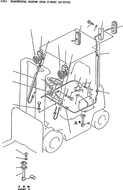 Кабель 3EB-55-16480 KOMATSU