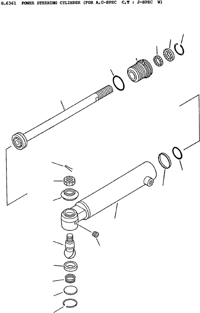 CYLINDER KIT 3EB-64-A5010 KOMATSU