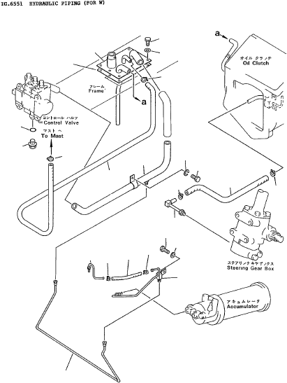 HOSE (W) 3EB-66-17240 KOMATSU
