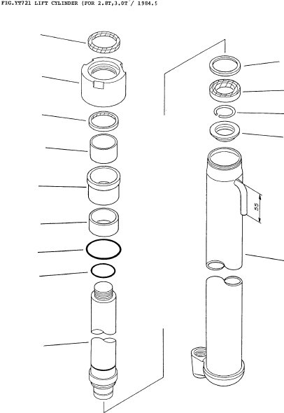 ROD, PISTON (5.0M) 37B-7BV-1631 KOMATSU
