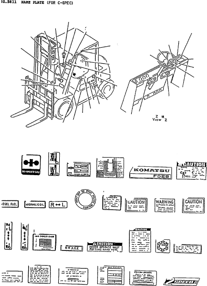 DECAL KIT 3EB-96-00200 KOMATSU