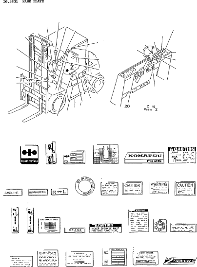 DECAL KIT 3EB-96-00100 KOMATSU