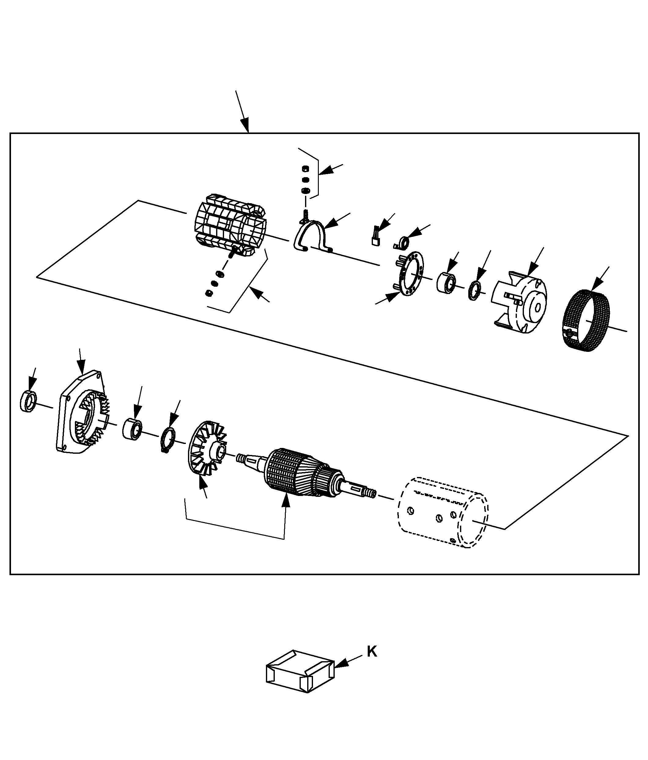 PLATE, BRUSH 301280-005 KOMATSU