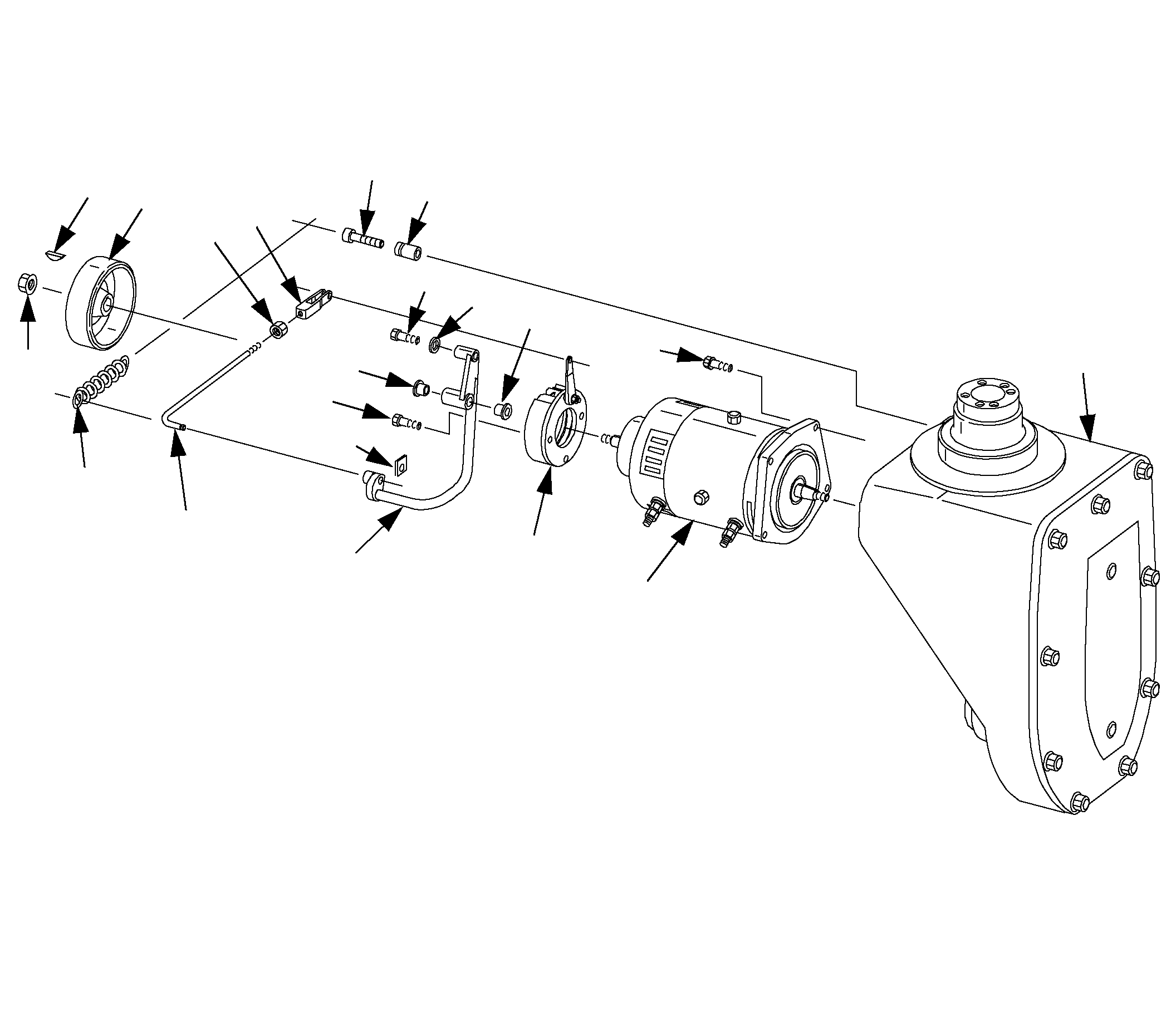DRIVE MOTOR SEE SECTION 1760 KOMATSU