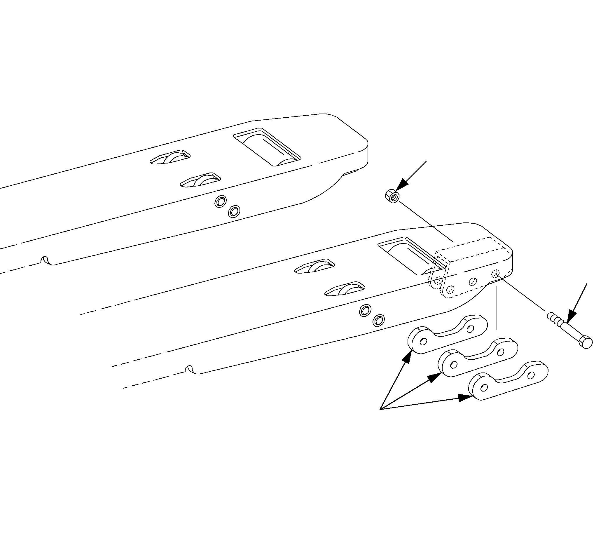 PLATE, SKID 310328-000 KOMATSU