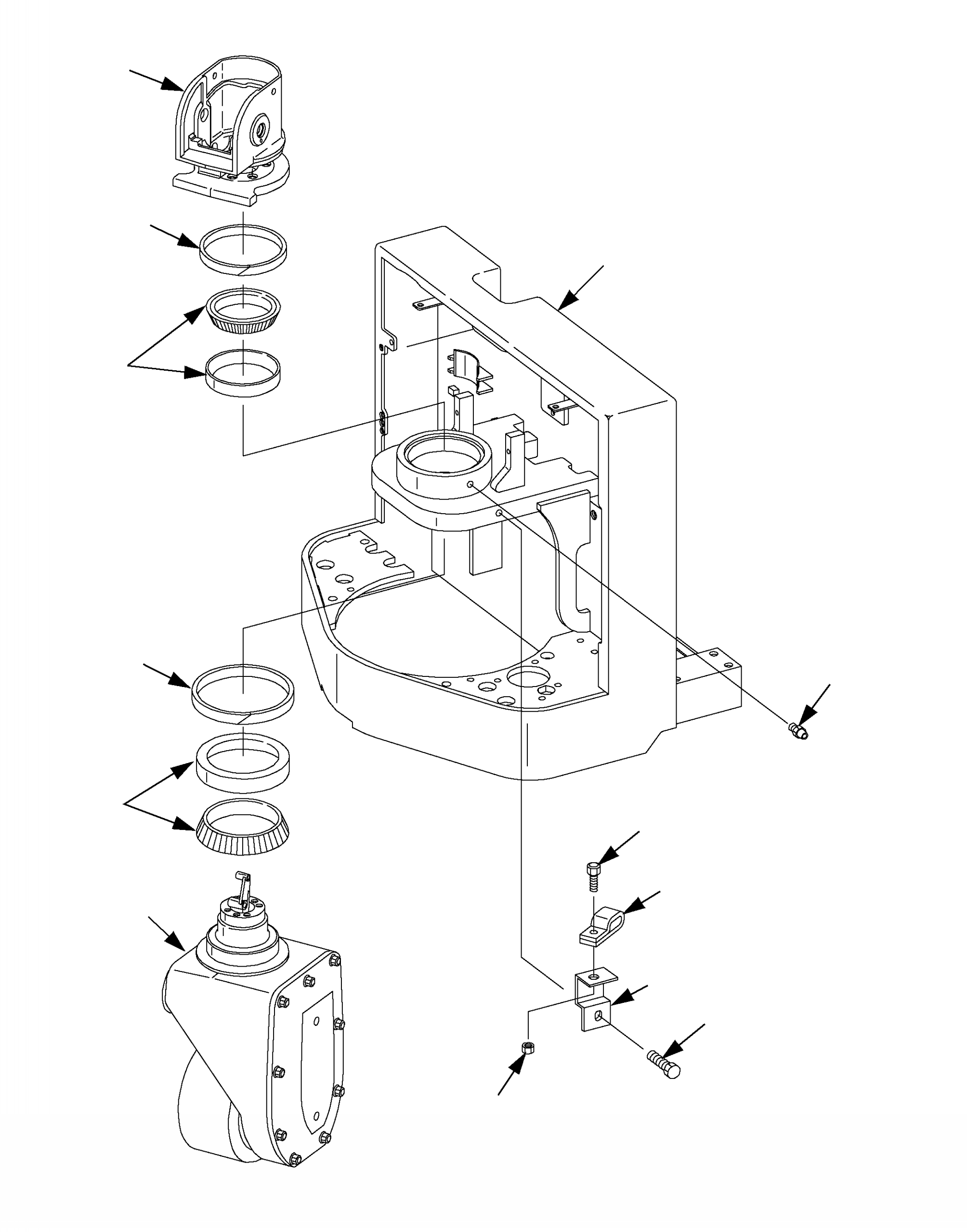 PIVOT, HANDLE SEE SECTION 4110 KOMATSU