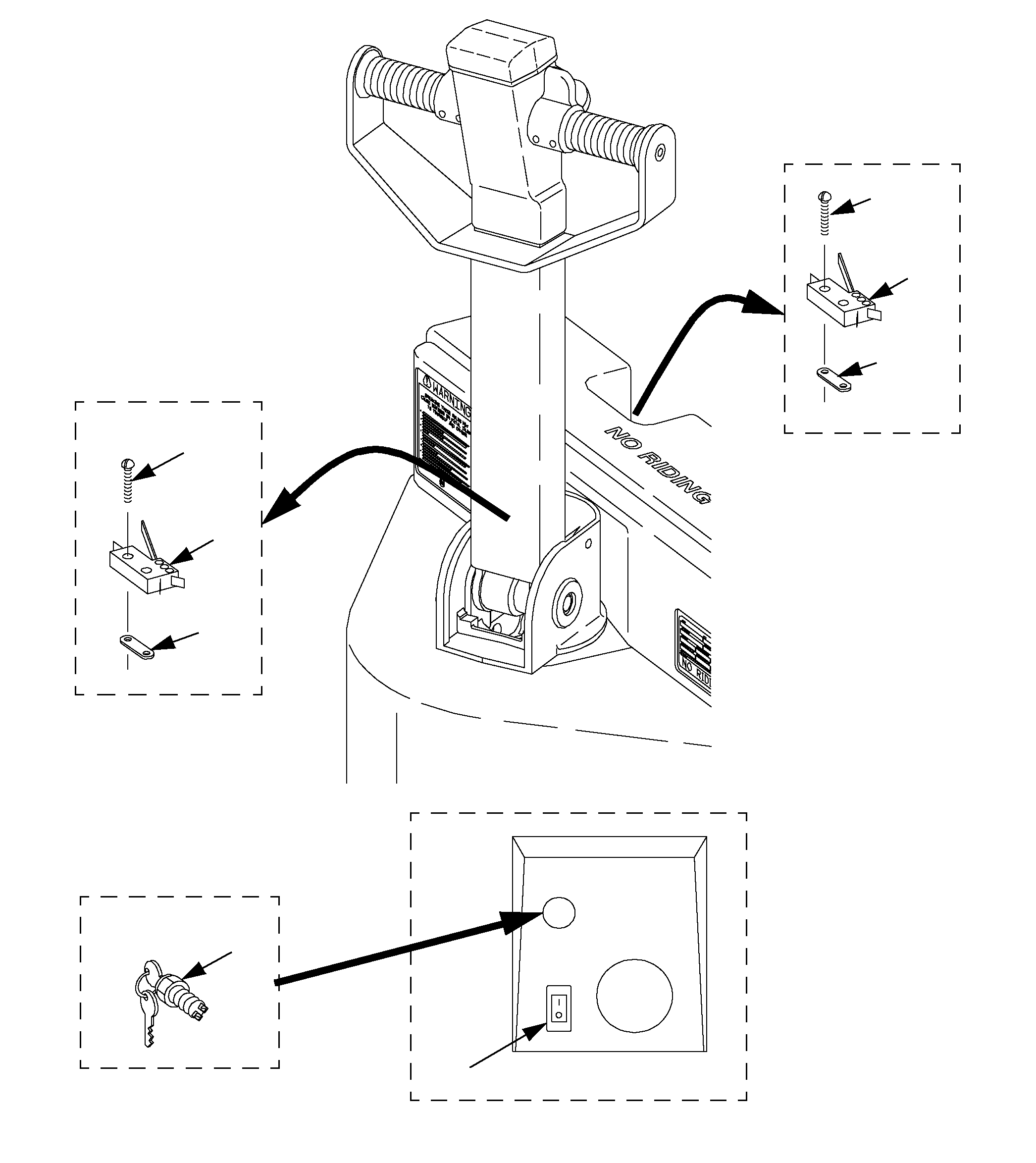 SWITCH, KEY 302016-000 KOMATSU