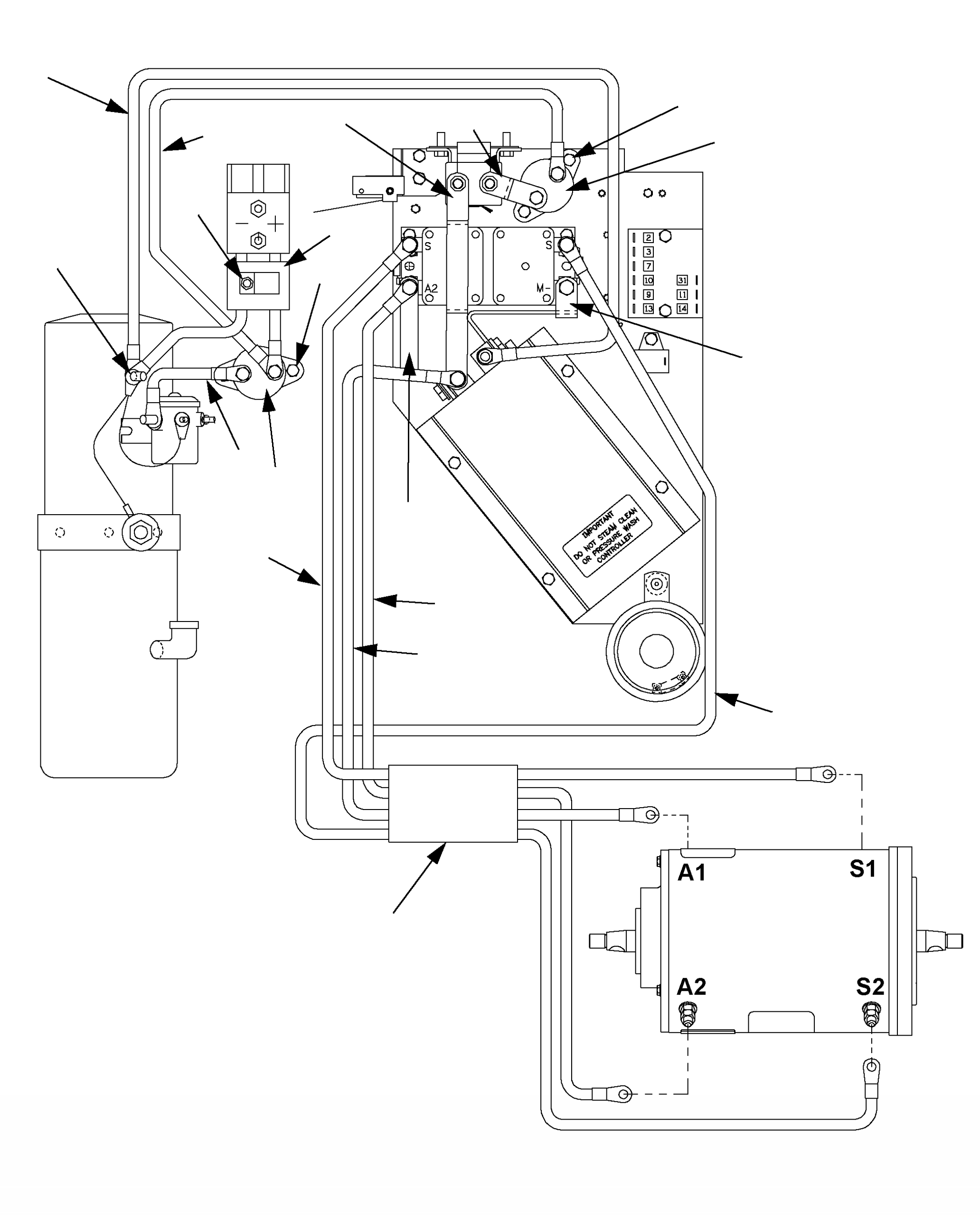 Кабель 49856-100 KOMATSU
