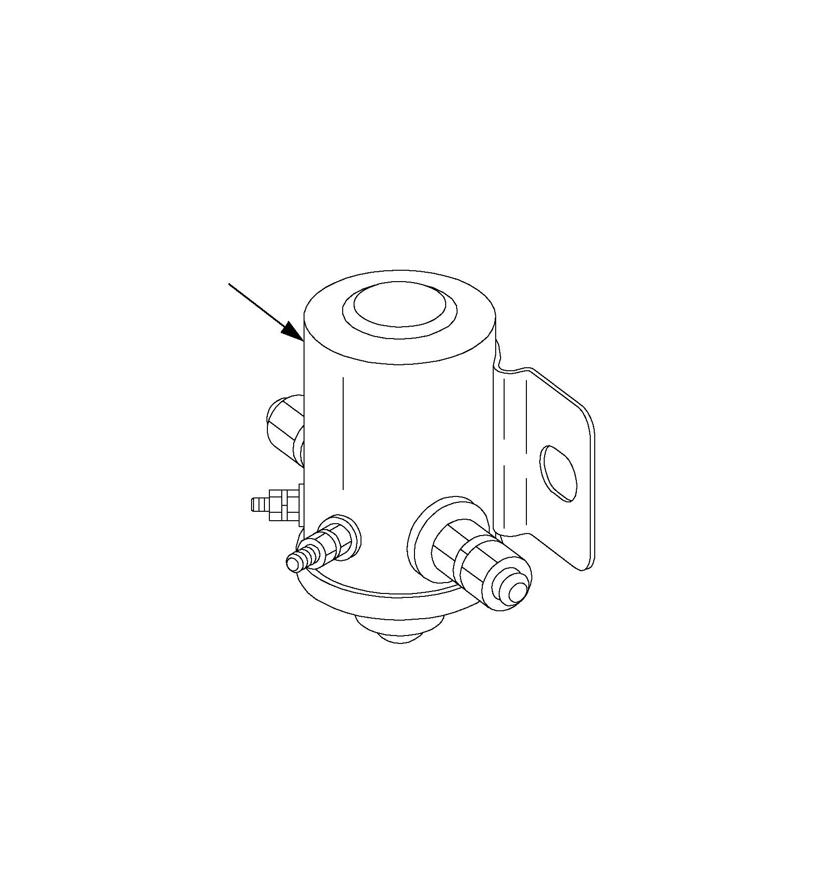 SOLENOID, 24 VOLT (FLAT BRACKET) 22226-01 KOMATSU