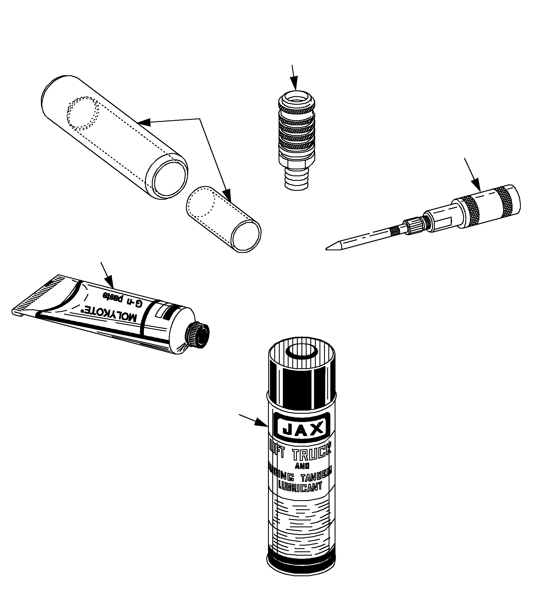 LUBRICANT, 2 OZ. MOLYKOTE 200025 KOMATSU