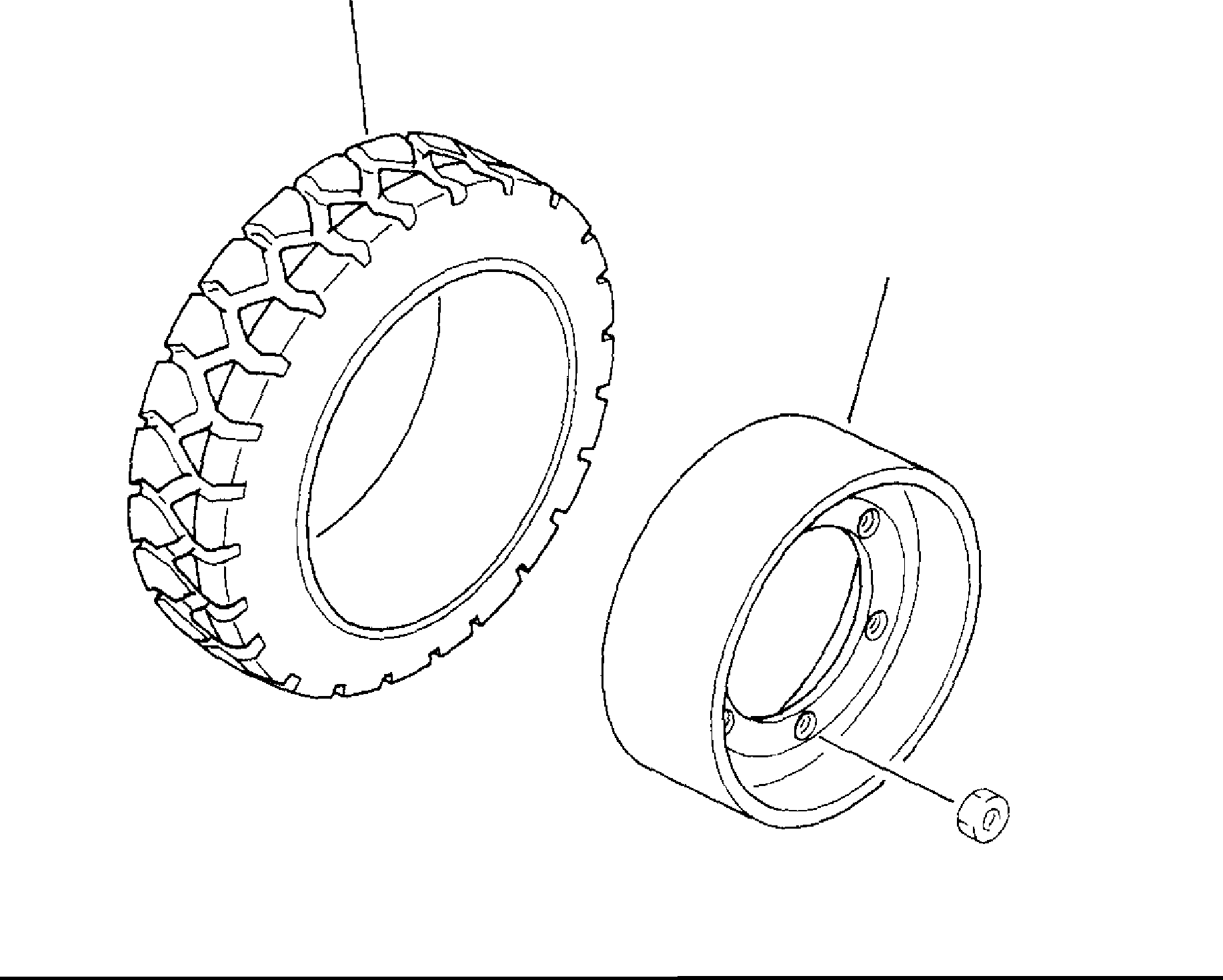 TIRE, CUSHION (14 X 4.5 X 8 INCHES) 37B-1HD-1130 KOMATSU