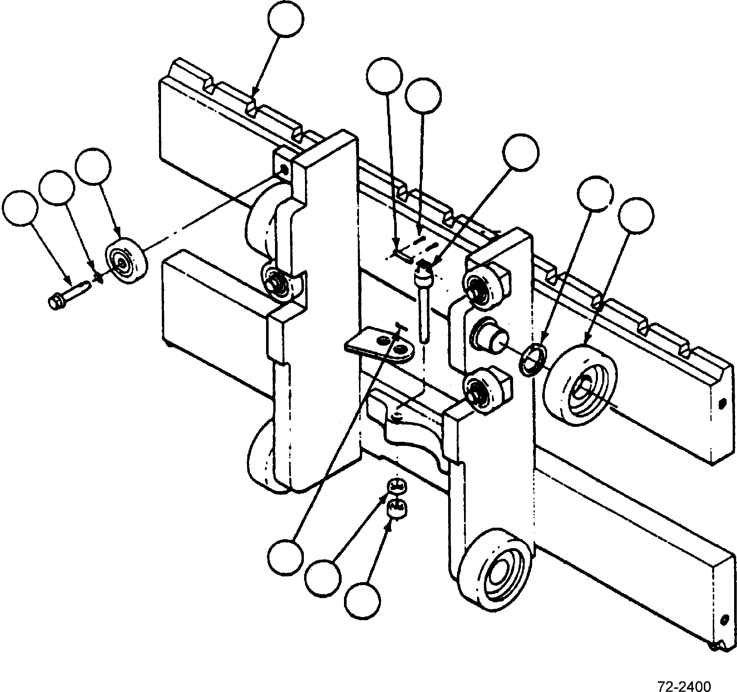 CARRIAGE, HI-VIS 41 (PNEUMATIC) CC684413 KOMATSU