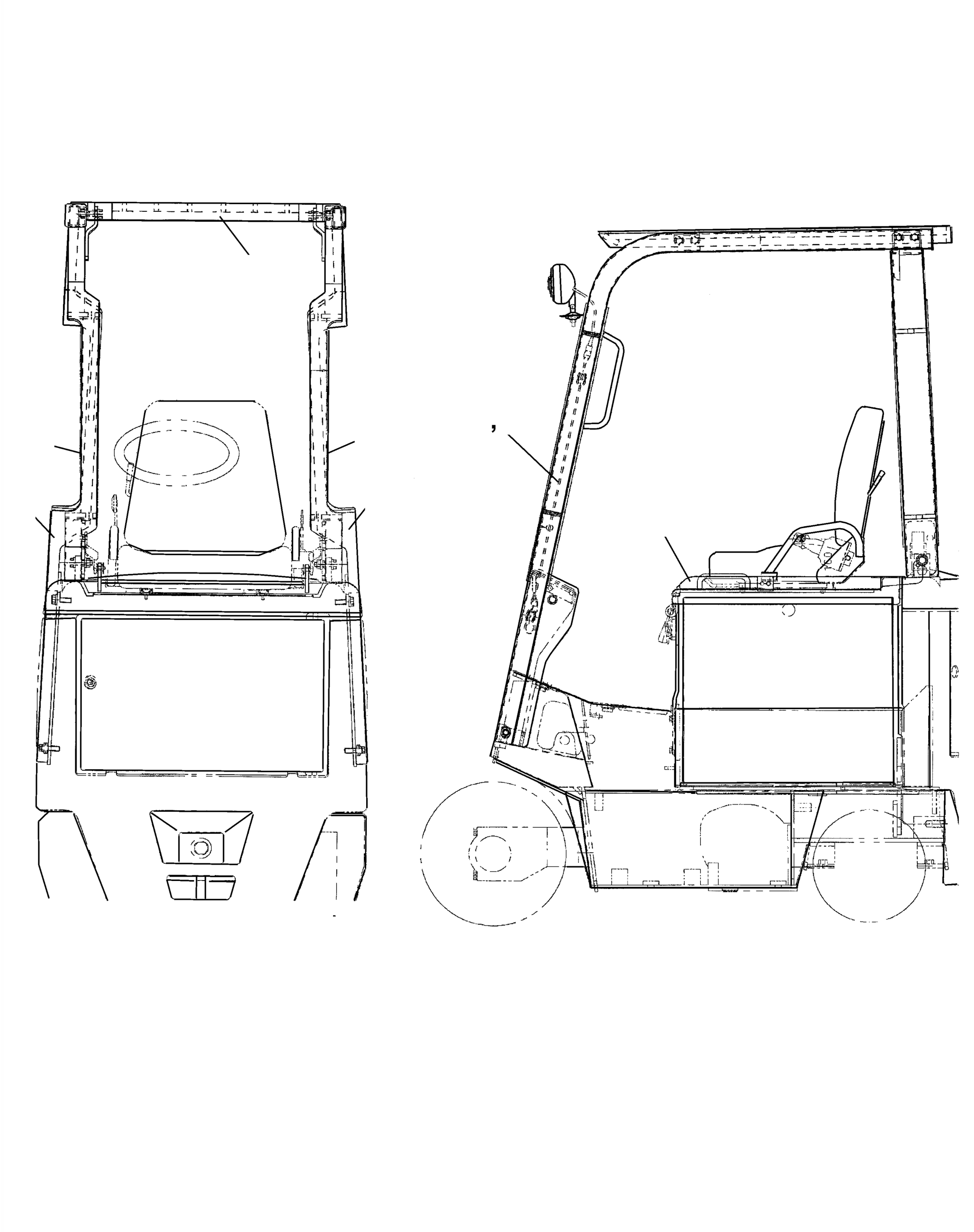 STAY, REAR, L.H. 3BA-51-A5331 KOMATSU