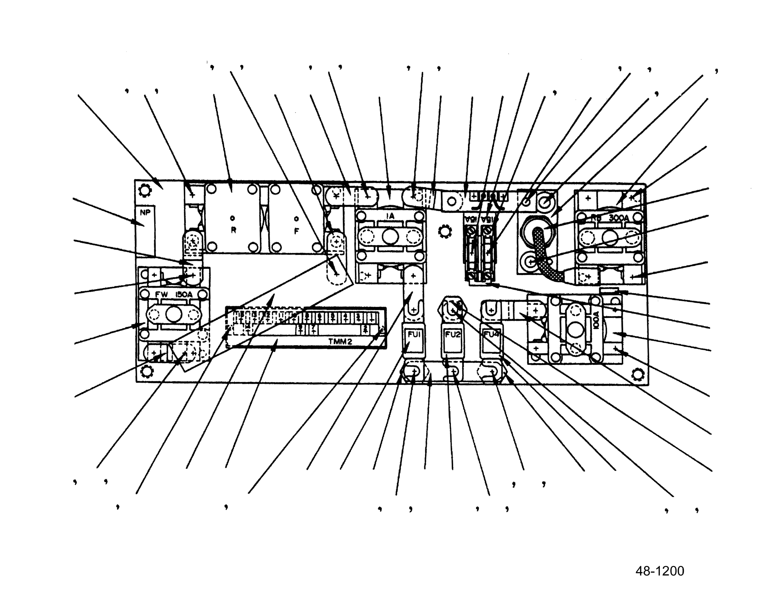 CONTROL FUSE BLOCK S-8301-2 KOMATSU