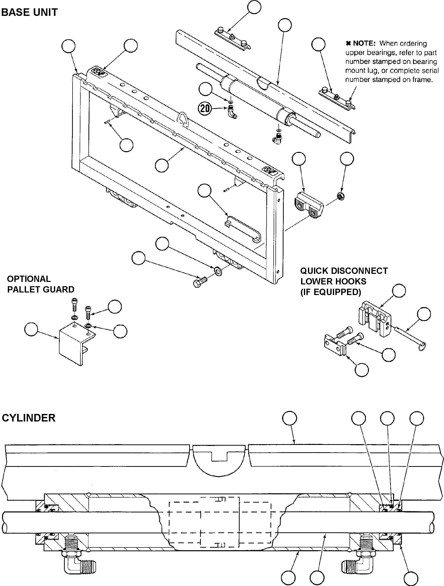 Нижний подшипник CC6000719 KOMATSU