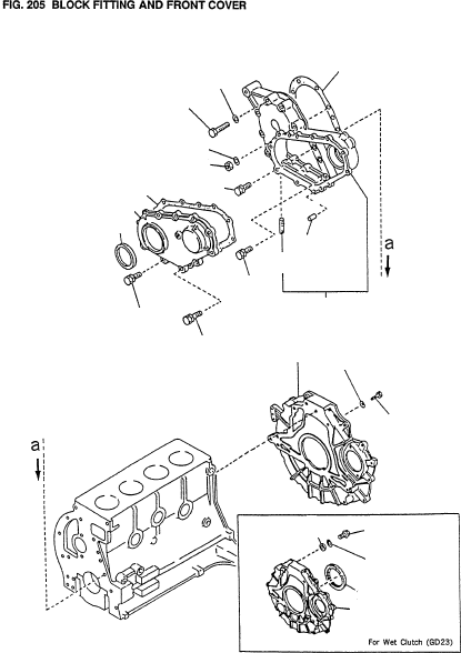 COVER ASSY-FRONT 13501-C0H01 KOMATSU