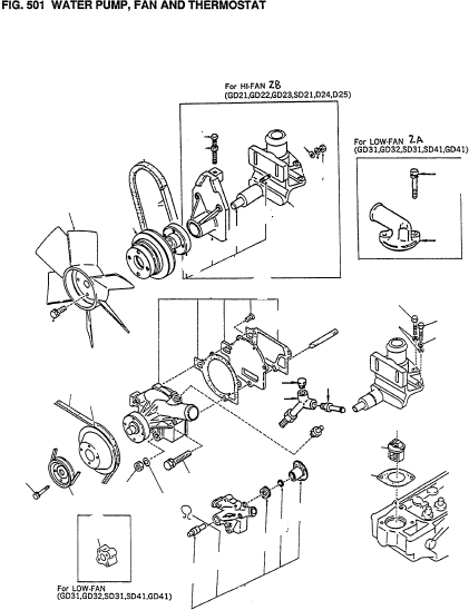 PUMP ASSY-WATER 21010-L1101 KOMATSU