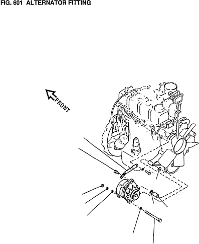 BAR-ADJUSTING, ALTERNATOR (SD31, GD41) 11715-L2900 KOMATSU
