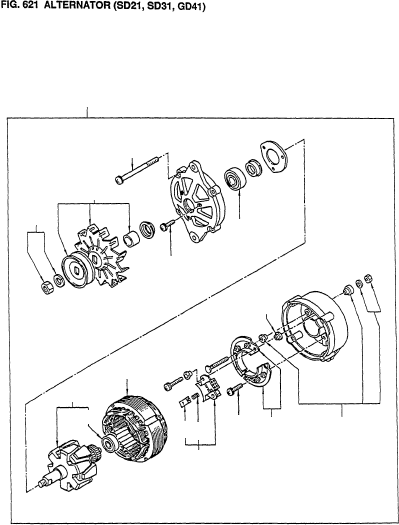 RECTIFIER ASSY (UL-GS) 23230-U0512 KOMATSU