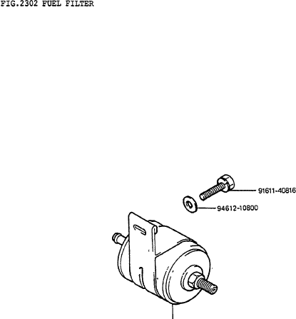 FILTER, FUEL TJ233102300071 KOMATSU