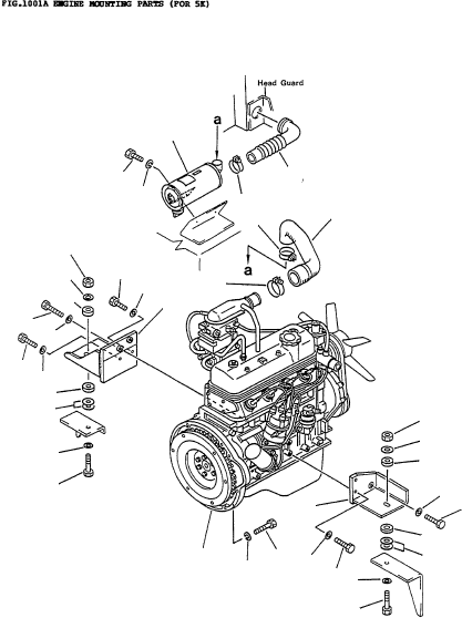 BRACKET (L.H) 3EA-01-24930 KOMATSU