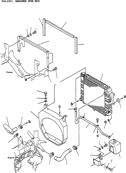 RADIATOR ASSY 3EA-04-A2210 KOMATSU
