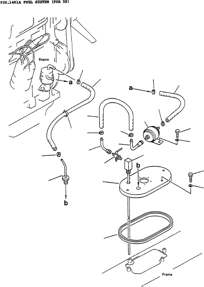 HOSE (1=240MM) 37B-1FA-1260 KOMATSU