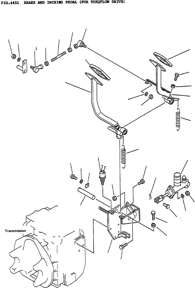 PEDAL, INCHING 3EA-36-24210 KOMATSU