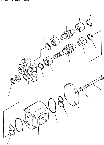 PUMP SEAL KIT-JS BARNES JS5000100 KOMATSU