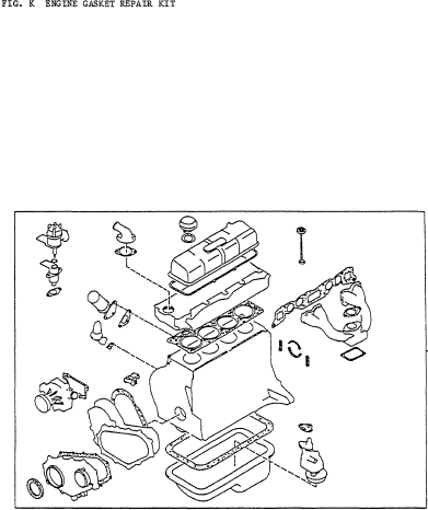 GASKET KIT-ENGINE REPAIR 10101-00H25 KOMATSU