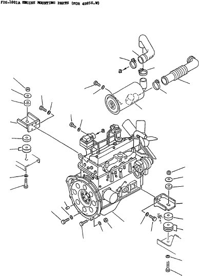 Шланг 3EB-01-25160 KOMATSU